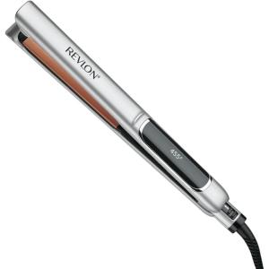 Revlon Copper Smooth Hair Flat Iron | Frizz Control for Fast and Shiny Styles, (XL 1-1/2 in)(Black)