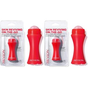 Revlon Face Roller, Oily Skin Control for Makeup, Oil Absorbing, Volcanic Reusable Facial Skincare Tool for At-Home or On-the-Go Mini Massage, 1 Count(Pack of 2)