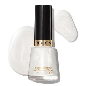 Revlon Super Lustrous Nail Polish, Chip-Resistant & Longwear Formula, High Shine Finish, 723 Electric, 0.5 fl oz(020 Pure Pearl)