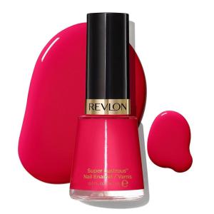 Revlon Super Lustrous Nail Polish, Chip-Resistant & Longwear Formula, High Shine Finish, 771 Clear, 0.5 fl oz(290 Optimistic)