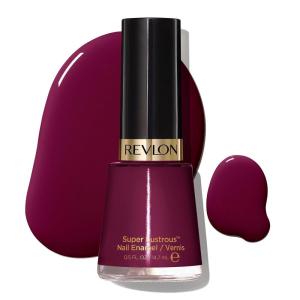 Revlon Super Lustrous Nail Polish, Chip-Resistant & Longwear Formula, High Shine Finish, 771 Clear, 0.5 fl oz(570 Vixen)