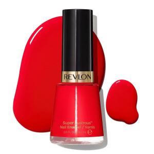 Revlon Super Lustrous Nail Polish, Chip-Resistant & Longwear Formula, High Shine Finish, 771 Clear, 0.5 fl oz(640 Fearless)