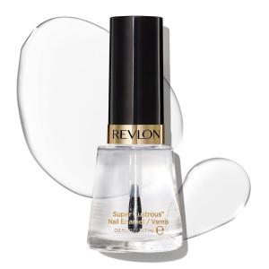 Revlon Super Lustrous Nail Polish, Chip-Resistant & Longwear Formula, High Shine Finish, 771 Clear, 0.5 fl oz(771 Clear)