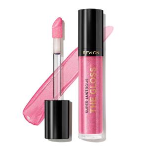 Revlon Super Lustrous The Gloss, 5 Piece Lipgloss Gift Set, Non-sticky High Shine Color in Cream & Pearl Finishes, Pack of 5, 0.75 Fl Oz(210 Pinkissimo)