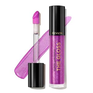 Revlon Super Lustrous The Gloss, 5 Piece Lipgloss Gift Set, Non-sticky High Shine Color in Cream & Pearl Finishes, Pack of 5, 0.75 Fl Oz(230 Sugar Violet)