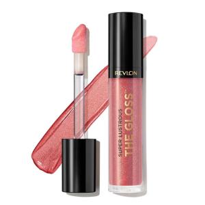 Revlon Super Lustrous The Gloss, 5 Piece Lipgloss Gift Set, Non-sticky High Shine Color in Cream & Pearl Finishes, Pack of 5, 0.75 Fl Oz(246 Blissed Out)