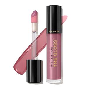 Revlon Super Lustrous The Gloss, 5 Piece Lipgloss Gift Set, Non-sticky High Shine Color in Cream & Pearl Finishes, Pack of 5, 0.75 Fl Oz(306 Taupe Luster)