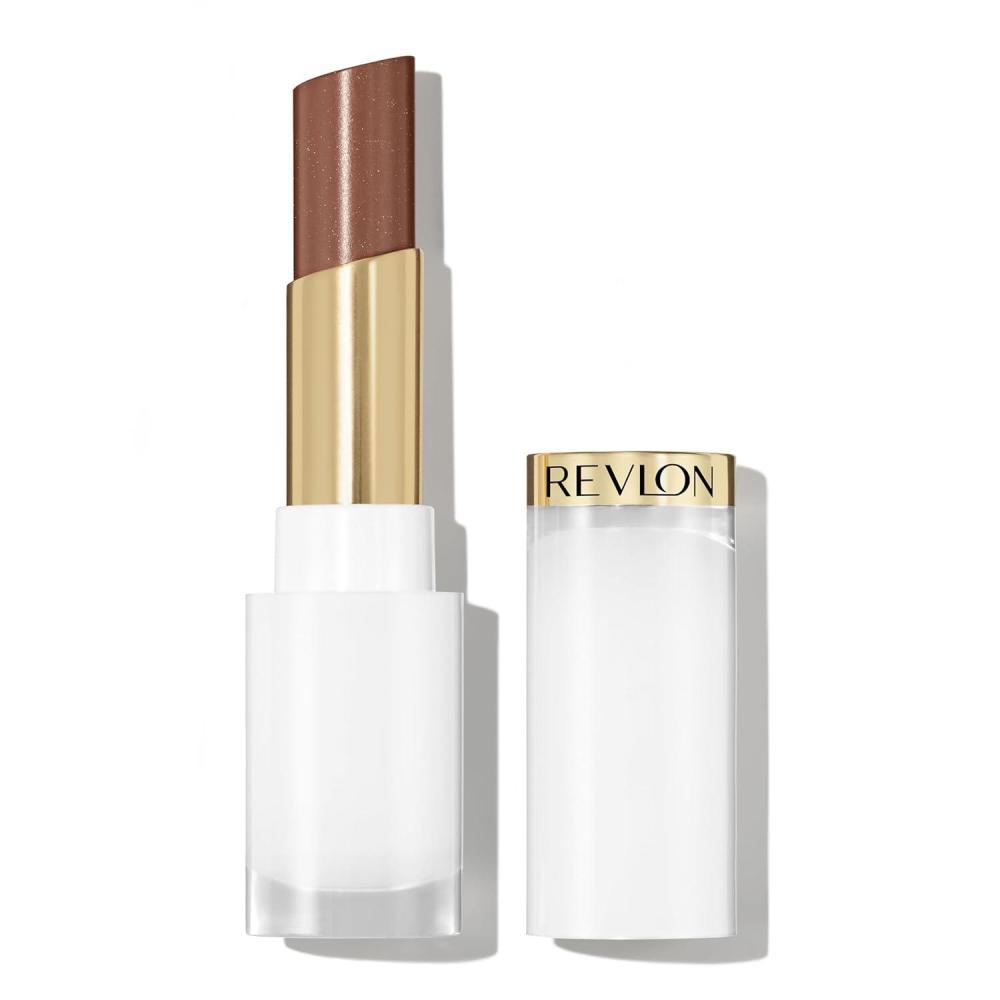 imageREVLON Super Lustrous Glass Shine Balm Hydrating Tinted Lip Balm with Hyaluronic Acid Aloe ampamp Rose Quartz Light Brown Lipstick 011 Sparkling Honey 011 oz