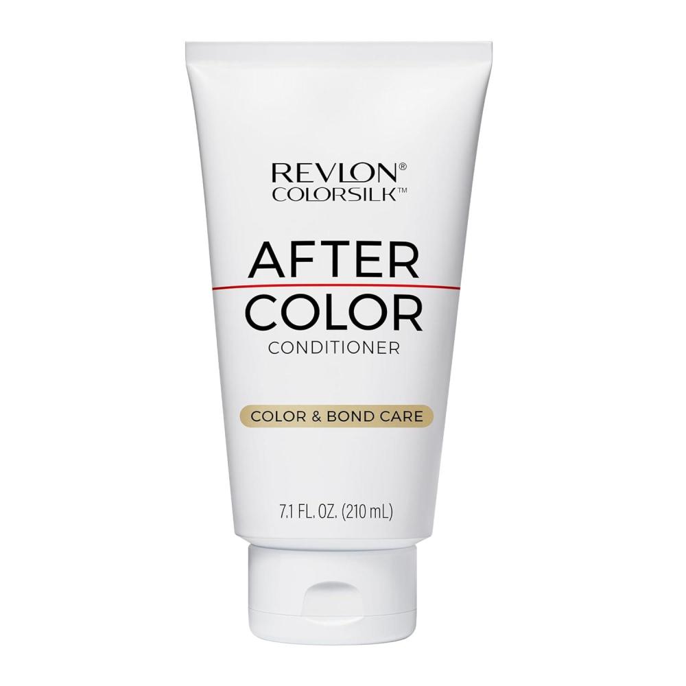 imageREVLON ColorSilk After Color Conditioner Moisturizing ampamp Strengthening Hair Care Bond Repair with Vegan Keratin For All Hair Colors ampamp Types 710 fl oz
