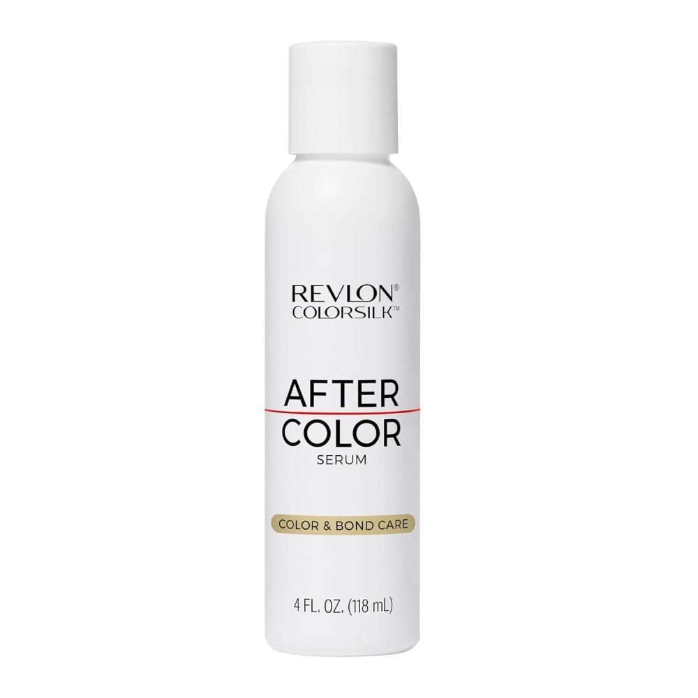 imageREVLON ColorSilk After Color Shielding Serum Frizz Control ampamp Split End Repair Hair Stregthening Treatment For All Hair Colors ampamp Types 4 fl oz
