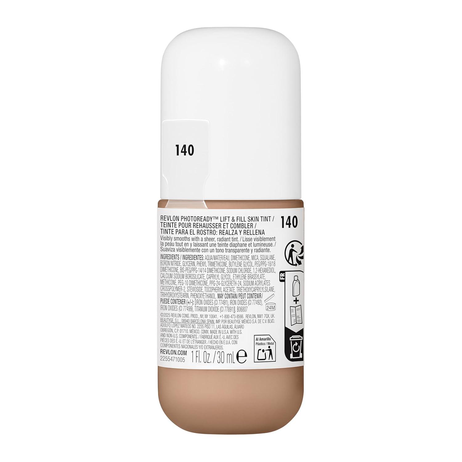 imageRevlon PhotoReady Lift ampamp Fill Skin Tint Dewy Foundation with Sheer Buildable Coverage Lightweight ampamp Hydrating 110 1 fl oz140