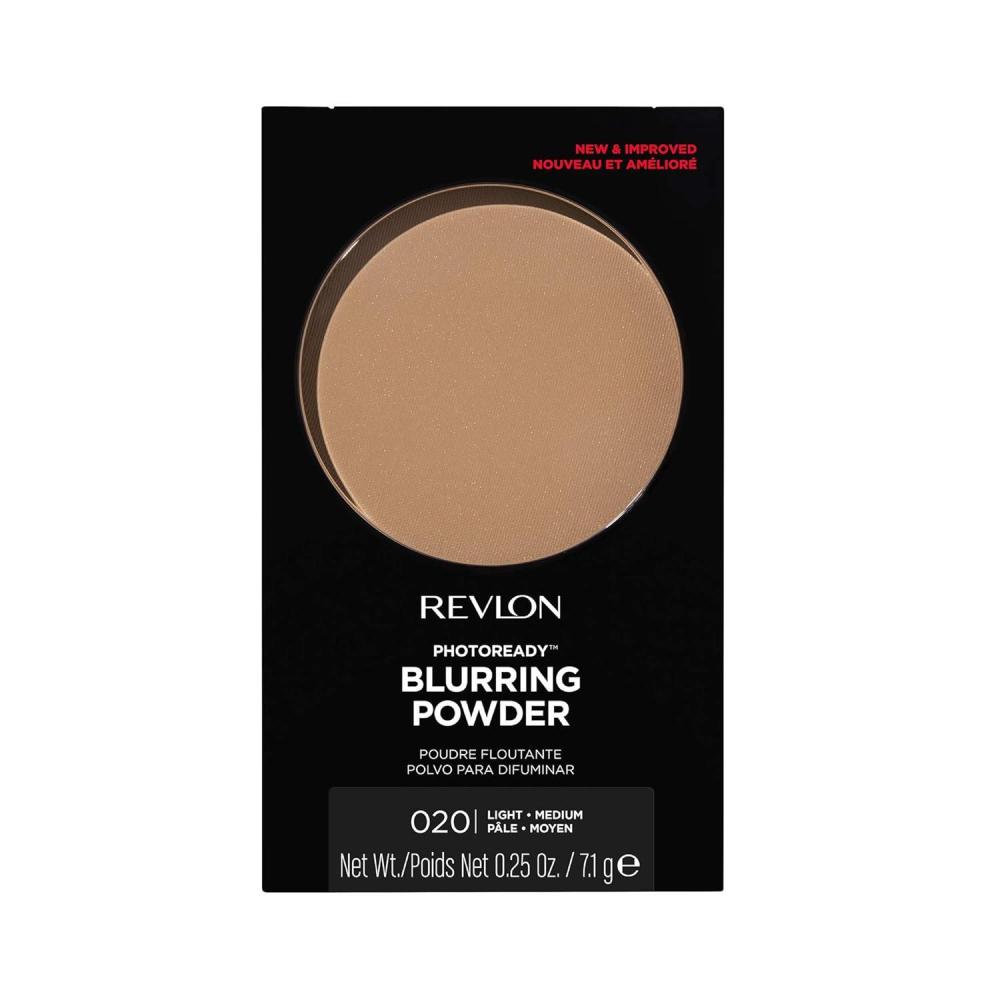 imageRevlon PhotoReady Blurring Face Powder Makeup Longwear LightMedium Coverage Stocking Stuffer for Her Shine ampamp OilFree 010 Fair Light 025 oz020 LightMedium