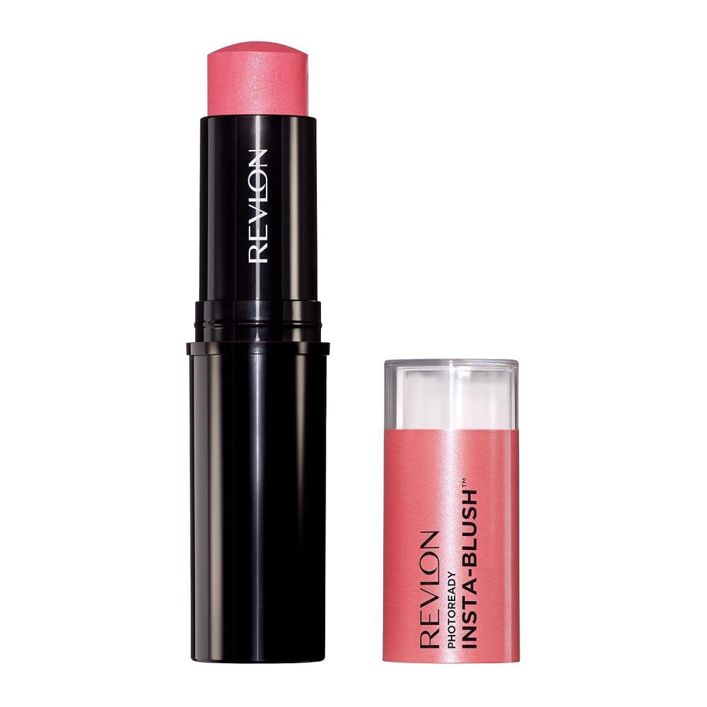 imageRevlon PhotoReady InstaBlush Stick for Cheeks Face Makeup with Cream to Powder Formula High Impact Color Moisturizing Berry Kiss 320 115 OzCandy Kiss