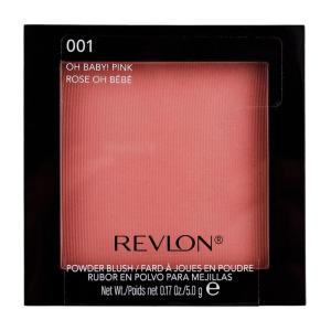 Revlon Powder Blush Face Makeup, High Impact Buildable Color, Lightweight & Smooth Finish, 014 Tickled Pink, 0.17 oz(Pink)