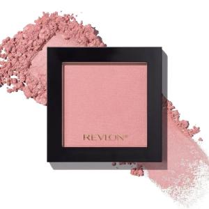 Revlon Powder Blush Face Makeup, High Impact Buildable Color, Lightweight & Smooth Finish, 014 Tickled Pink, 0.17 oz(Rosy Rendezvous)