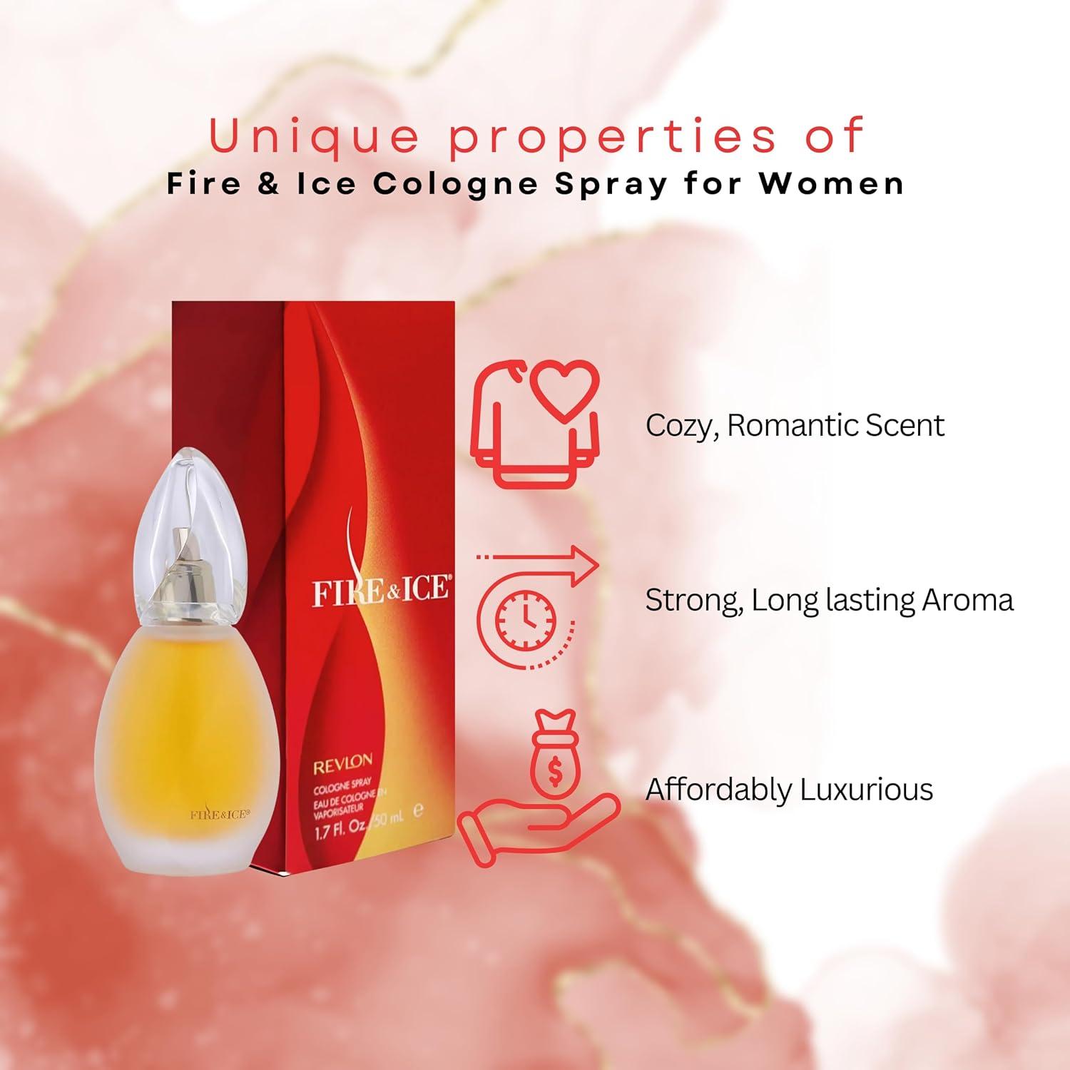 image:imageRevlon Fire amp Ice Perfume for Women Eau de Cologne Spray 17 Ounce