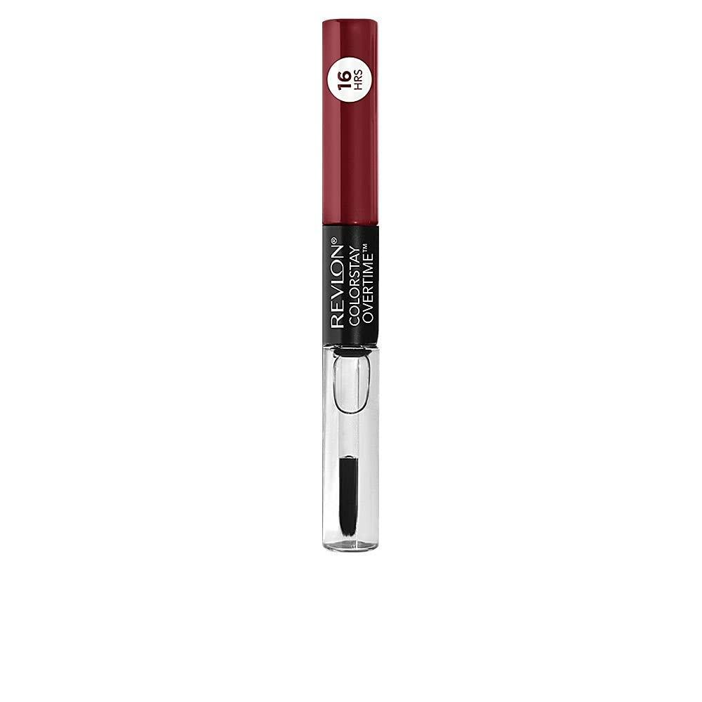 image:imageRevlon Liquid Lipstick with Clear Lip Gloss ColorStay Overtime Lipcolor Stocking Stuffer for Women 480 Unending Red 007 fl oz140 Ultimate Wine