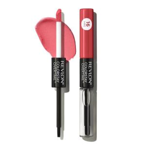 Revlon Liquid Lipstick with Clear Lip Gloss, ColorStay Overtime Lipcolor, Stocking Stuffer for Women, 480 Unending Red, 0.07 fl oz(020 Constantly Coral)