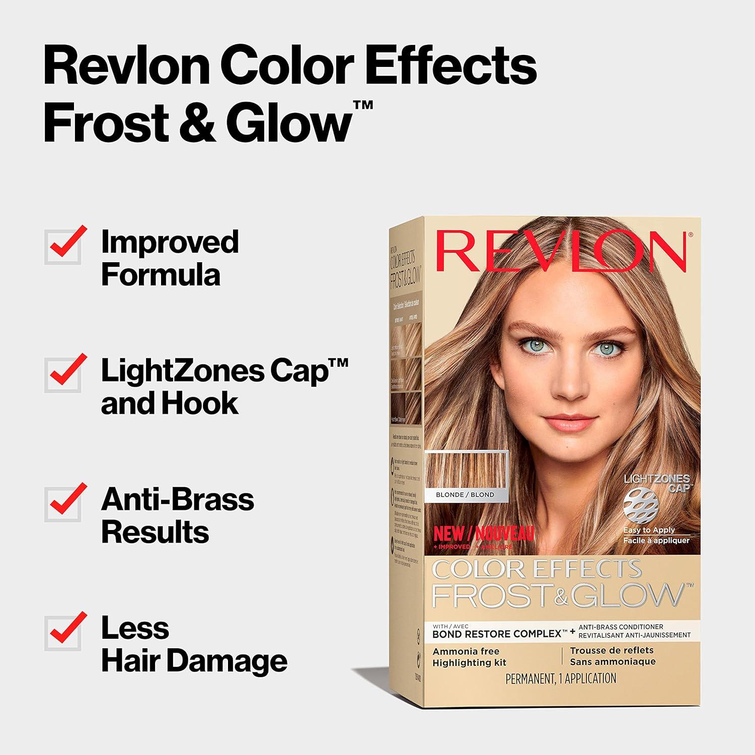 image:imageRevlon Color Effects Highlighting Kit Permanent Hair Dye For Balayage Frosting amp Ombre Styling Ammonia amp Paraben Free 30 Honey 8 Oz Pack of 1Blonde