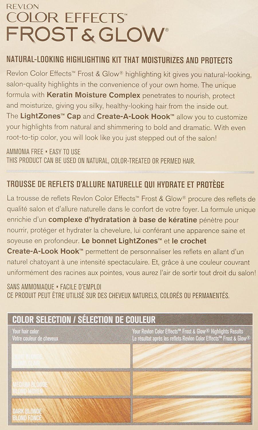 image:imageRevlon Color Effects Highlighting Kit Permanent Hair Dye For Balayage Frosting amp Ombre Styling Ammonia amp Paraben Free 30 Honey 8 Oz Pack of 1Platinum
