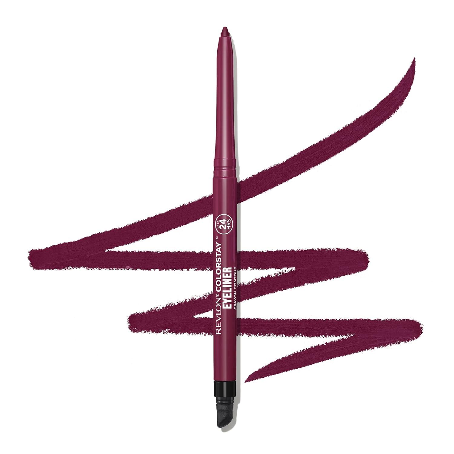 image:imageRevlon ColorStay Pencil Waterproof Eyeliner SmudgeProof Eye Makeup with BuiltIn Sharpener 203 Brown 001 ozCherry