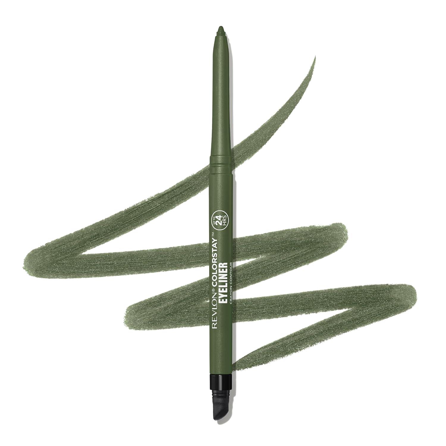 image:imageRevlon ColorStay Pencil Waterproof Eyeliner SmudgeProof Eye Makeup with BuiltIn Sharpener 203 Brown 001 ozJade