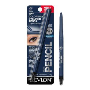 Revlon ColorStay Pencil Waterproof Eyeliner, Smudge-Proof, Eye Makeup with Built-In Sharpener, 203 Brown, 0.01 oz(Navy)