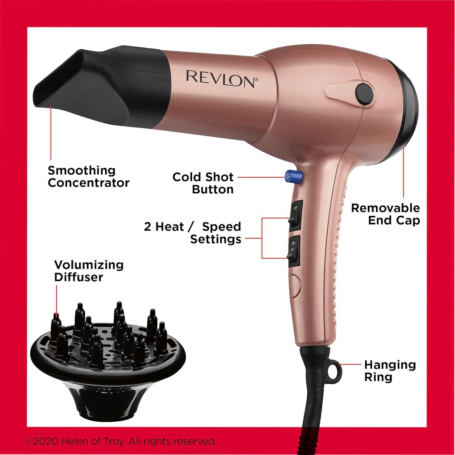 image:imageRevlon Light amp Fast Hair Dryer 1875W Stunning Blowouts Easily and Comfortably
