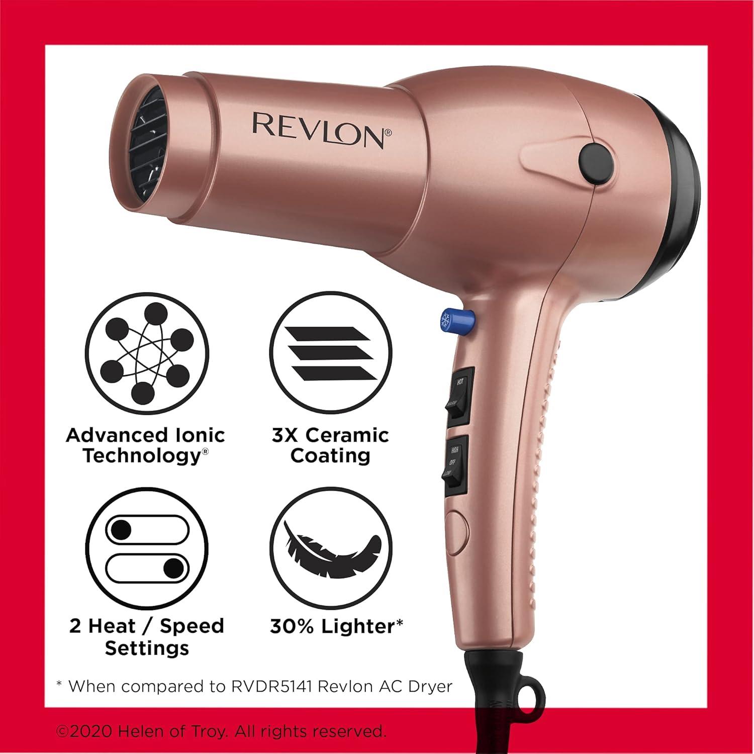 image:imageRevlon Light amp Fast Hair Dryer 1875W Stunning Blowouts Easily and Comfortably