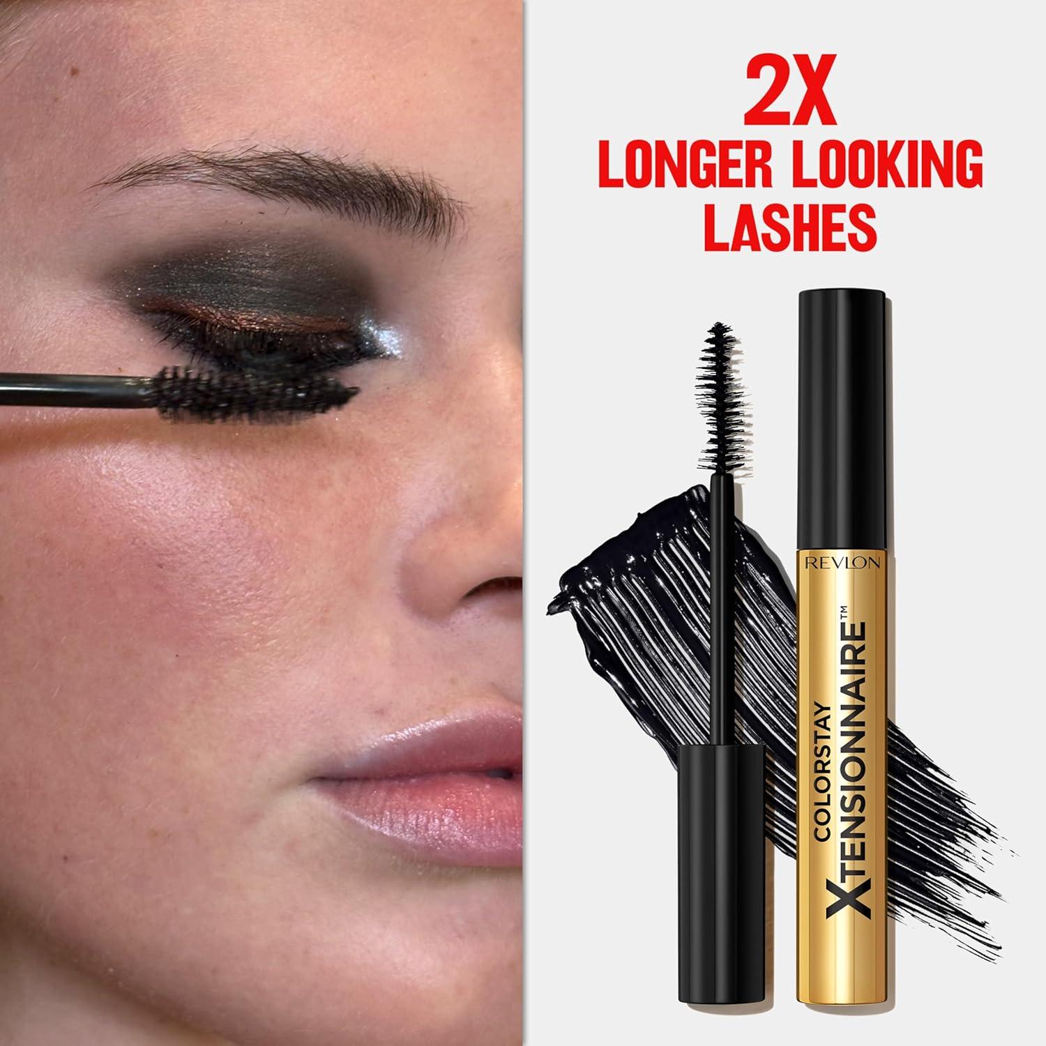 image:imageREVLON Moonlit Smokeshow Bundle as featured in Christian Sirianos NYFW show ColorStay Eyeshadow Quad Multiplayer Eye Pencil Xtensionnaire Mascara and Brow Fantasy Pack of 4