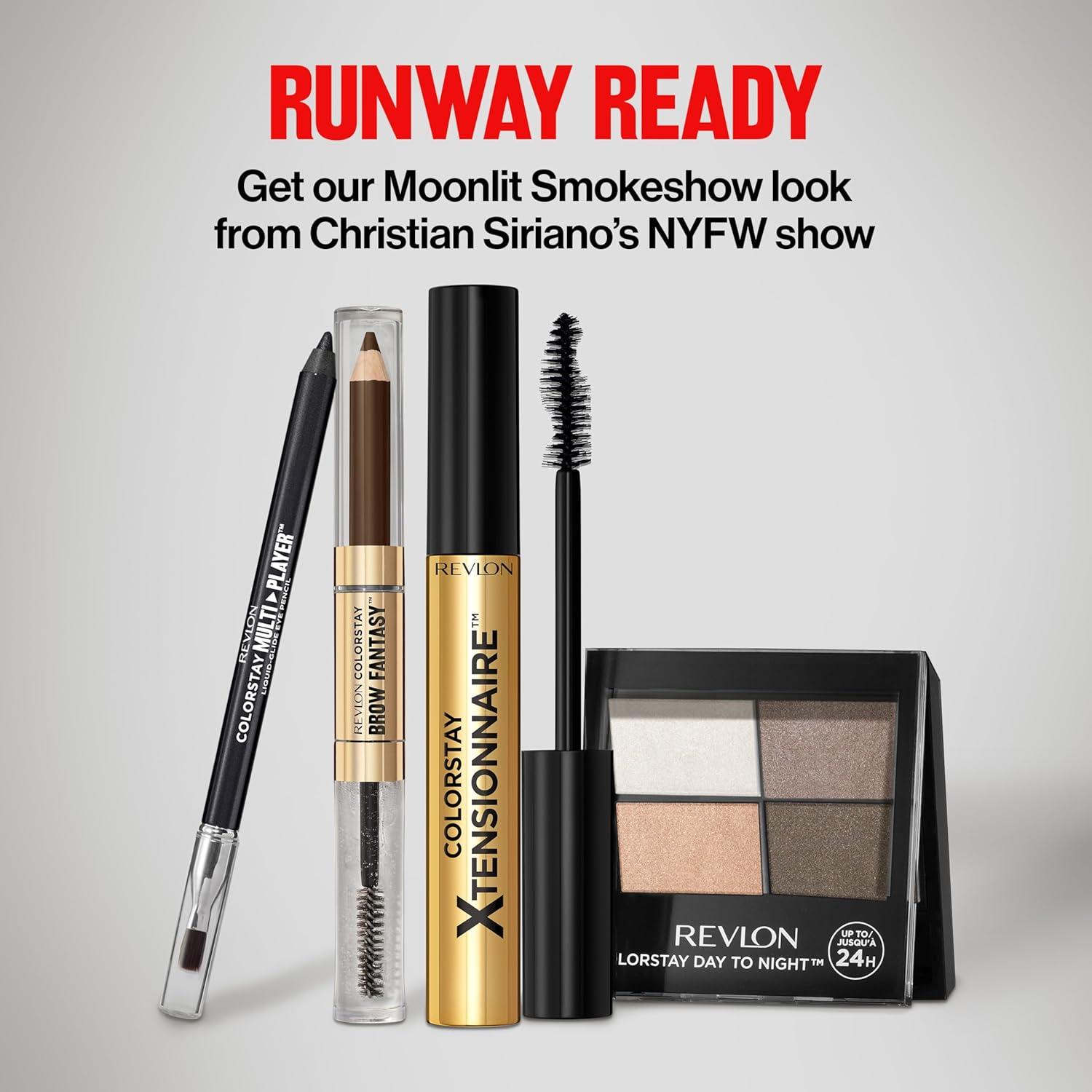 image:imageREVLON Moonlit Smokeshow Bundle as featured in Christian Sirianos NYFW show ColorStay Eyeshadow Quad Multiplayer Eye Pencil Xtensionnaire Mascara and Brow Fantasy Pack of 4