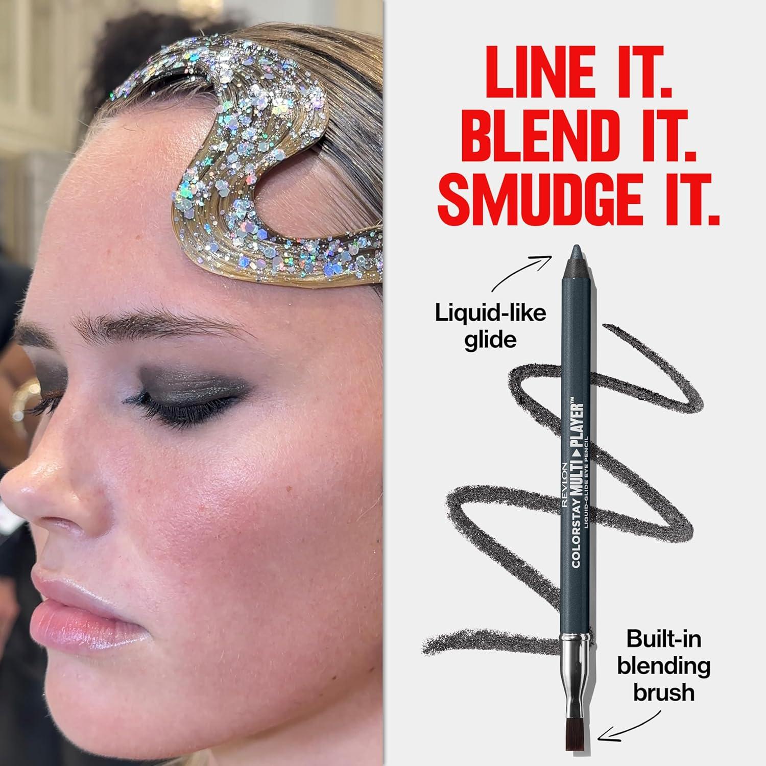 image:imageREVLON Moonlit Smokeshow Bundle as featured in Christian Sirianos NYFW show ColorStay Eyeshadow Quad Multiplayer Eye Pencil Xtensionnaire Mascara and Brow Fantasy Pack of 4