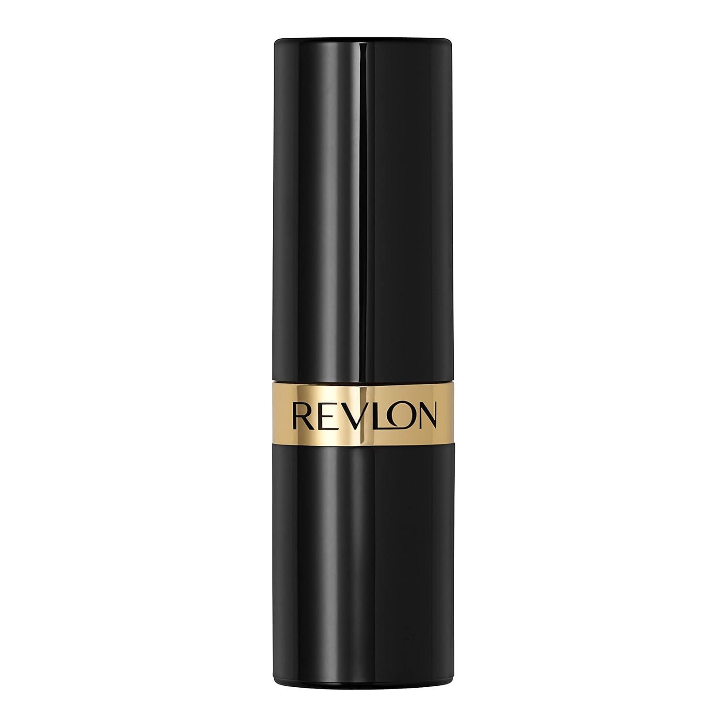 image:imageREVLON Super Lustrous Lipstick Creamy Formula For Soft FullerLooking Lips Moisturized Feel Iced Amethyst 625 015 oz026 Abstract Orange