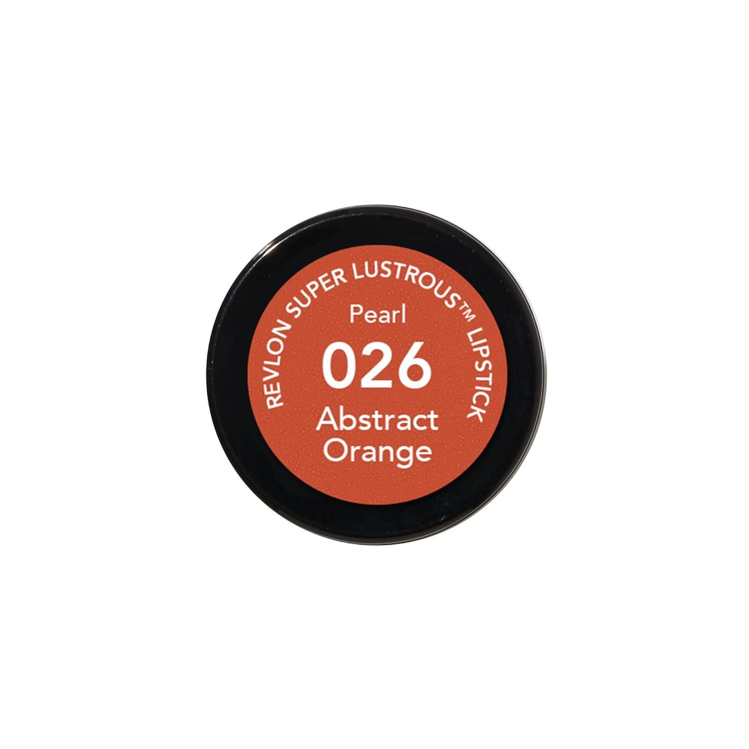 image:imageREVLON Super Lustrous Lipstick Creamy Formula For Soft FullerLooking Lips Moisturized Feel Iced Amethyst 625 015 oz026 Abstract Orange