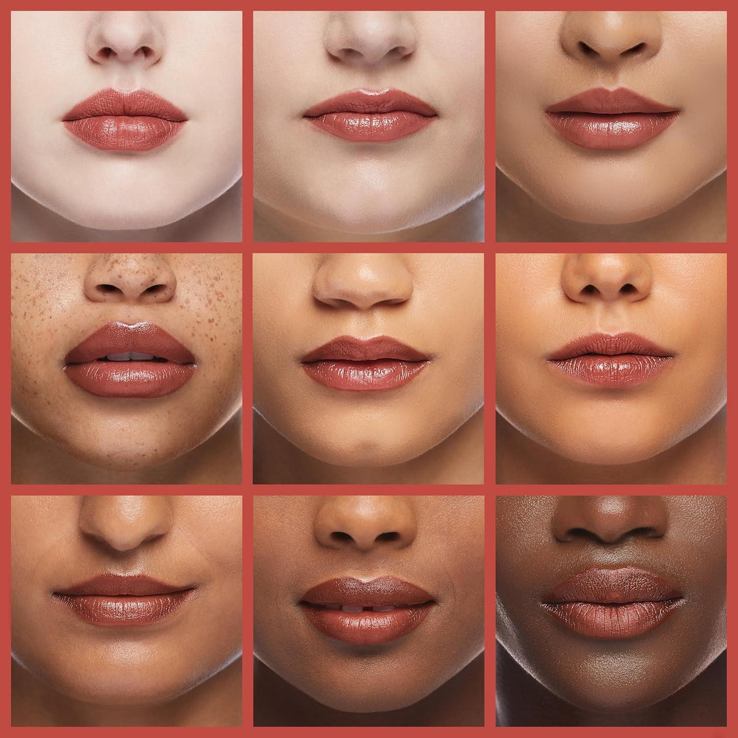 image:imageREVLON Super Lustrous Lipstick Creamy Formula For Soft FullerLooking Lips Moisturized Feel Iced Amethyst 625 015 oz026 Abstract Orange