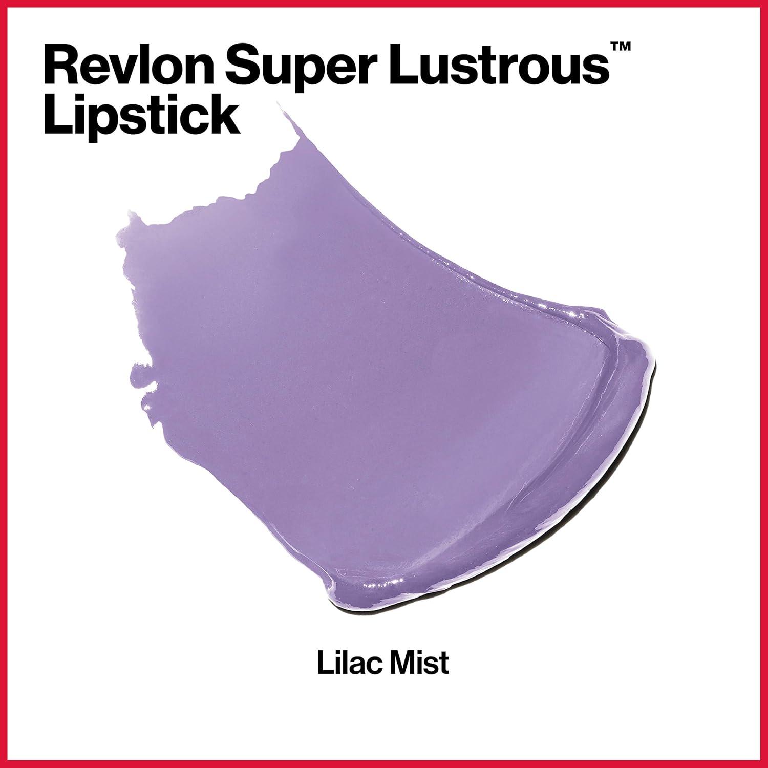 image:imageREVLON Super Lustrous Lipstick Creamy Formula For Soft FullerLooking Lips Moisturized Feel Iced Amethyst 625 015 oz042 Lilac Mist