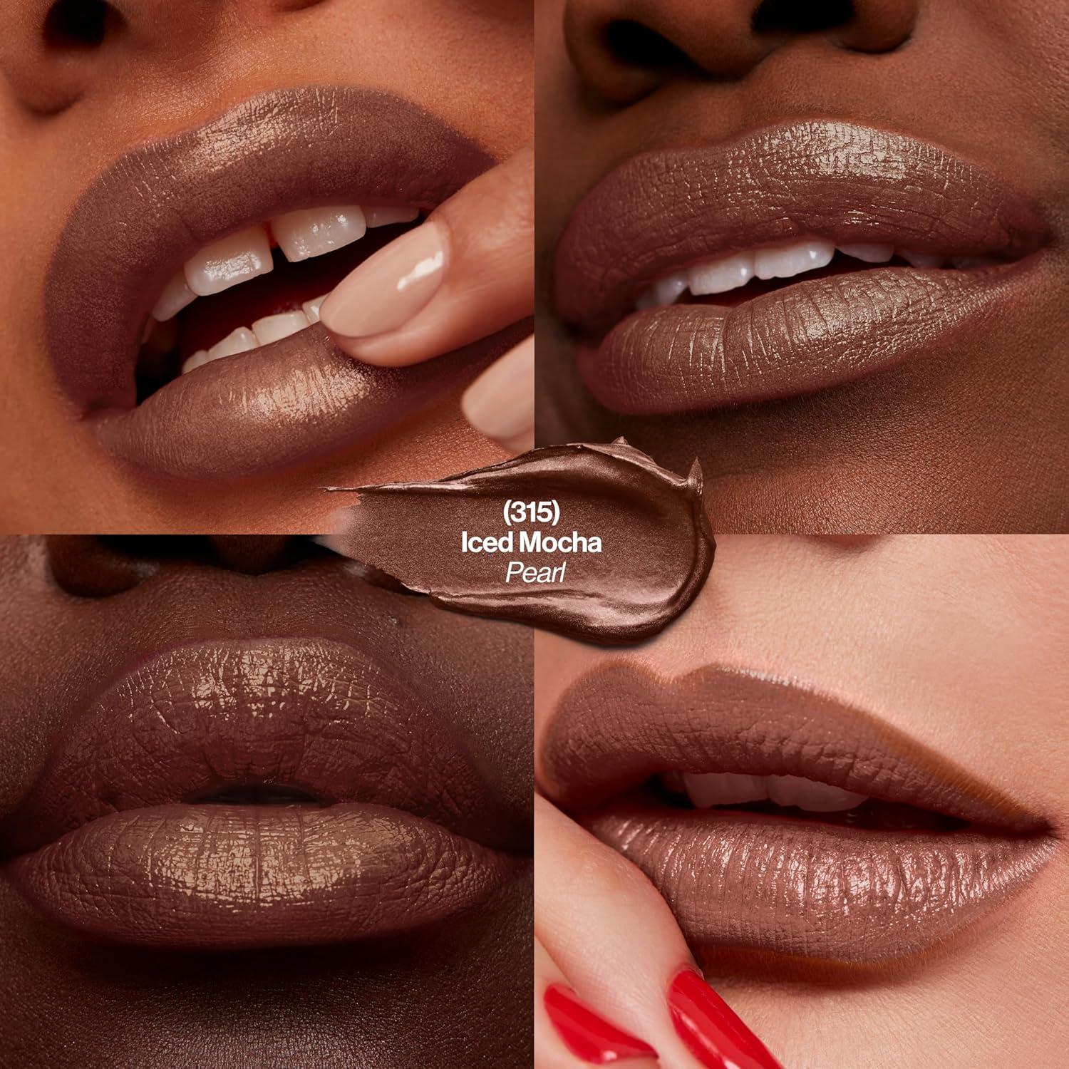 image:imageREVLON Super Lustrous Lipstick Creamy Formula For Soft FullerLooking Lips Moisturized Feel Iced Amethyst 625 015 oz315 Iced Mocha