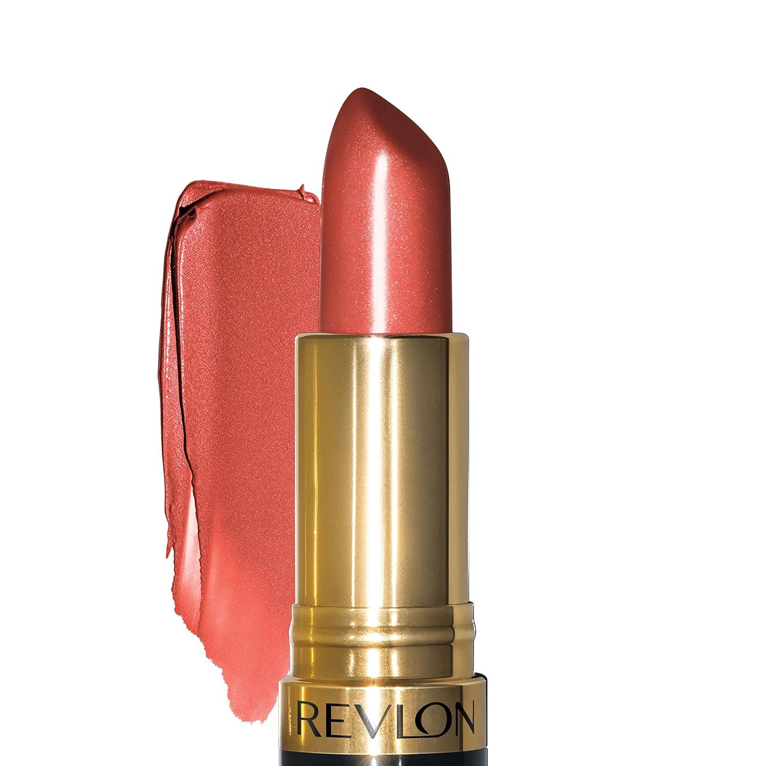 image:imageREVLON Super Lustrous Lipstick Creamy Formula For Soft FullerLooking Lips Moisturized Feel Iced Amethyst 625 015 oz362 Cinnamon Bronze