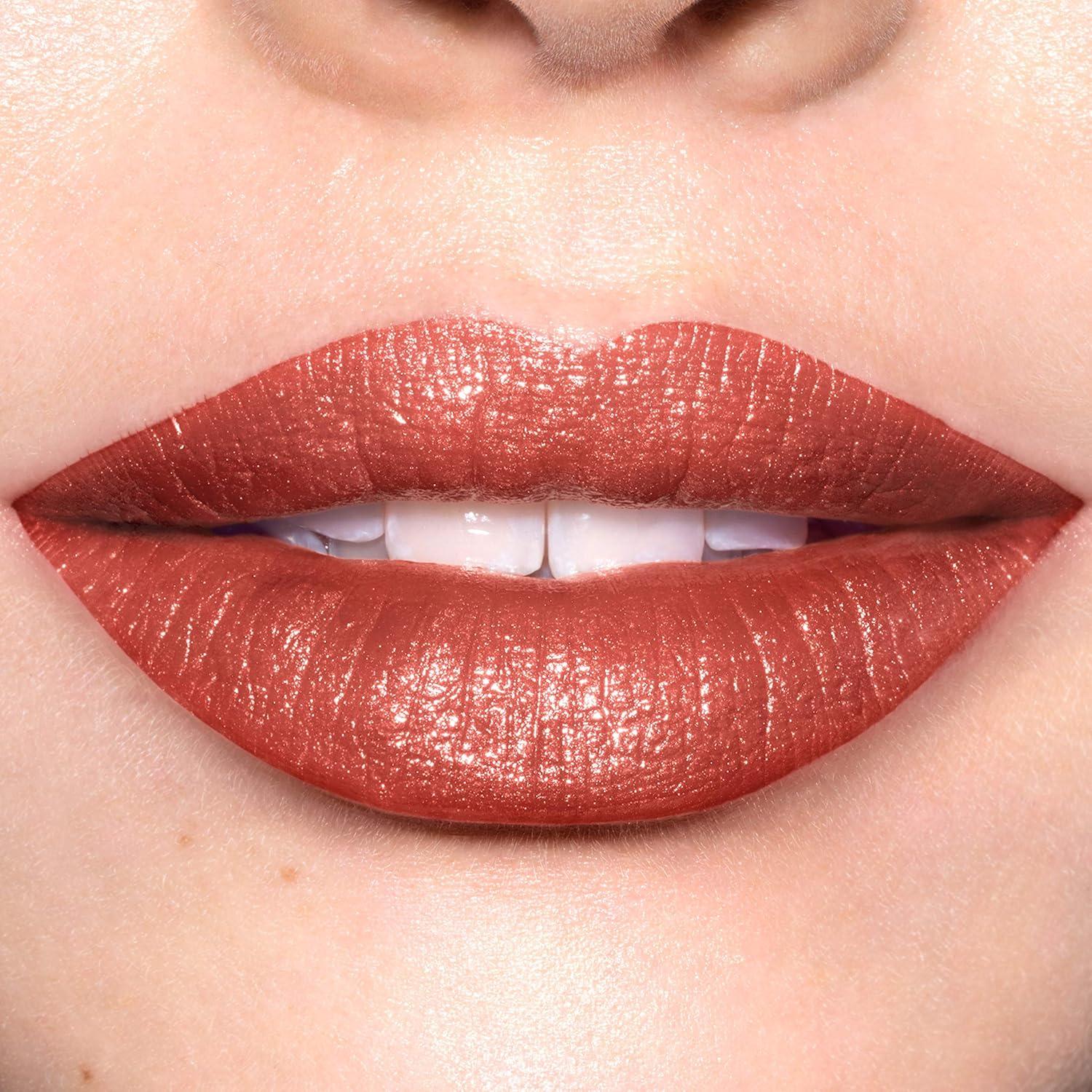 image:imageREVLON Super Lustrous Lipstick Creamy Formula For Soft FullerLooking Lips Moisturized Feel Iced Amethyst 625 015 oz362 Cinnamon Bronze