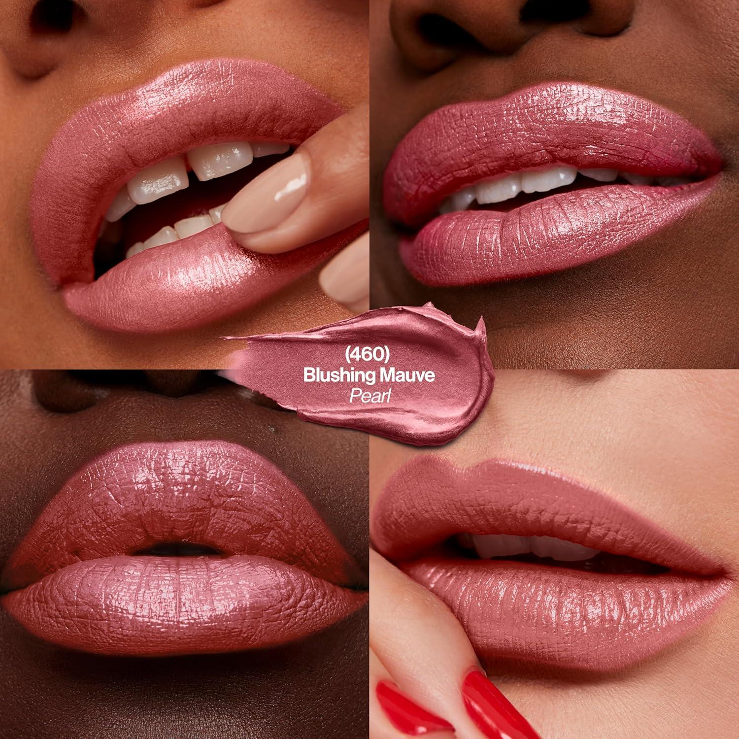 image:imageREVLON Super Lustrous Lipstick Creamy Formula For Soft FullerLooking Lips Moisturized Feel Iced Amethyst 625 015 oz460 Blushing Mauve