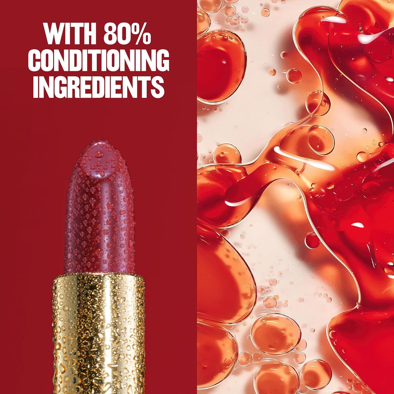 image:imageREVLON Super Lustrous Lipstick Creamy Formula For Soft FullerLooking Lips Moisturized Feel Iced Amethyst 625 015 oz510 Berry Rich