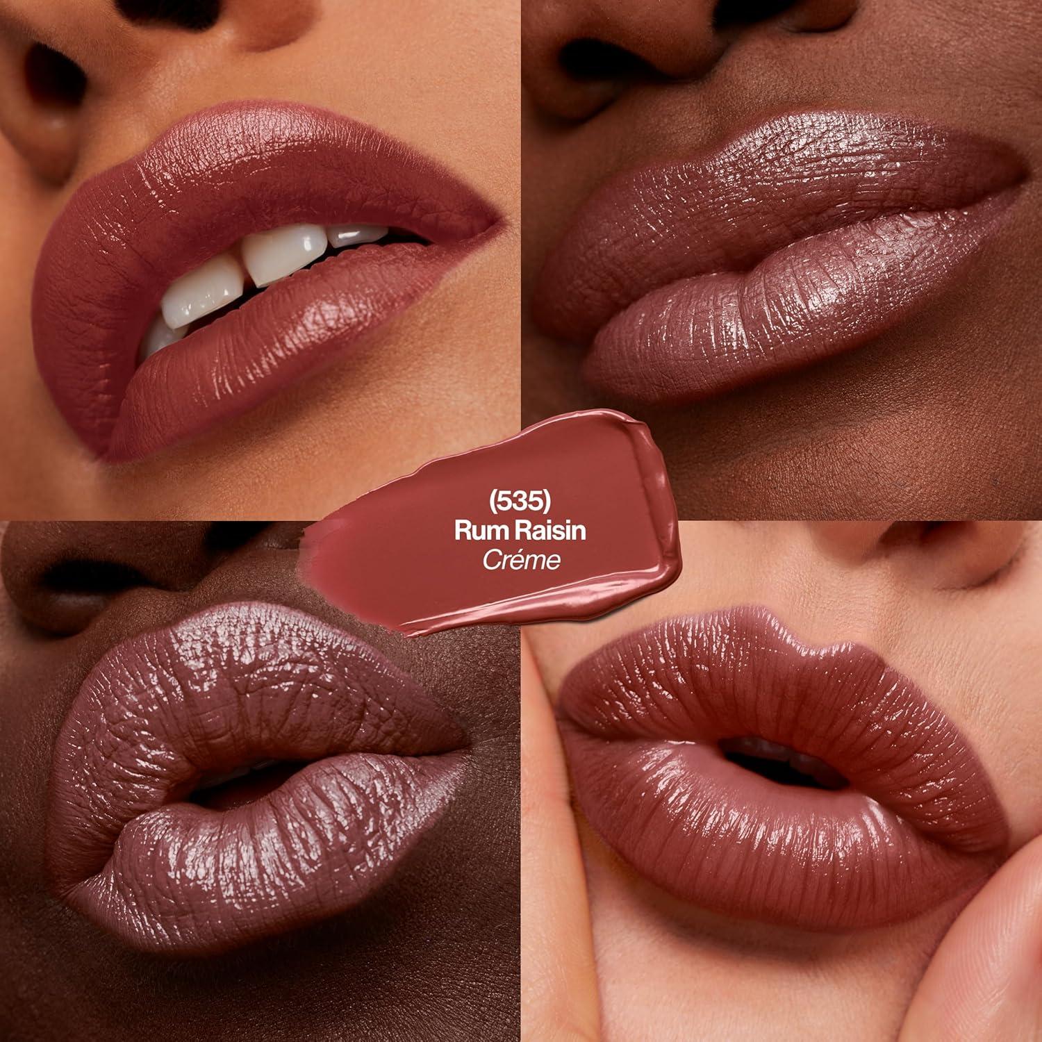 image:imageREVLON Super Lustrous Lipstick Creamy Formula For Soft FullerLooking Lips Moisturized Feel Iced Amethyst 625 015 oz535 Rum Raisin