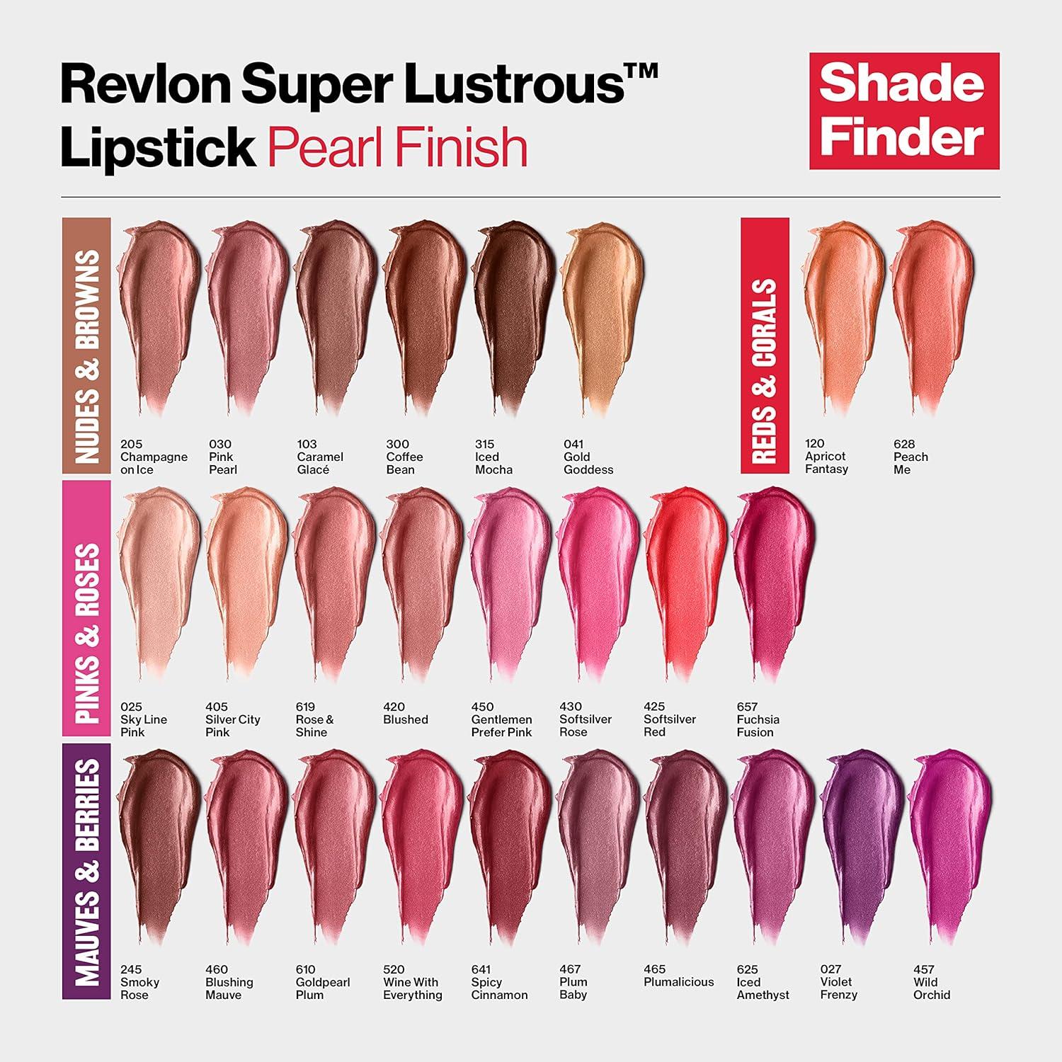 image:imageREVLON Super Lustrous Lipstick Creamy Formula For Soft FullerLooking Lips Moisturized Feel Iced Amethyst 625 015 oz625 Iced Amethyst