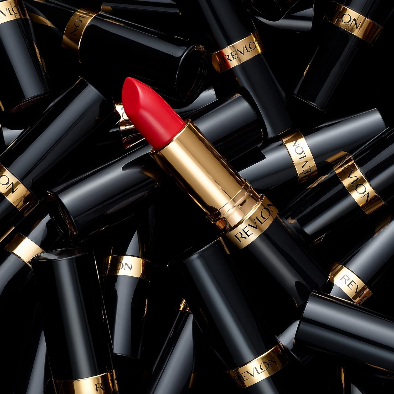 image:imageREVLON Super Lustrous Lipstick Creamy Formula For Soft FullerLooking Lips Moisturized Feel Iced Amethyst 625 015 oz654 Ravish Me Red