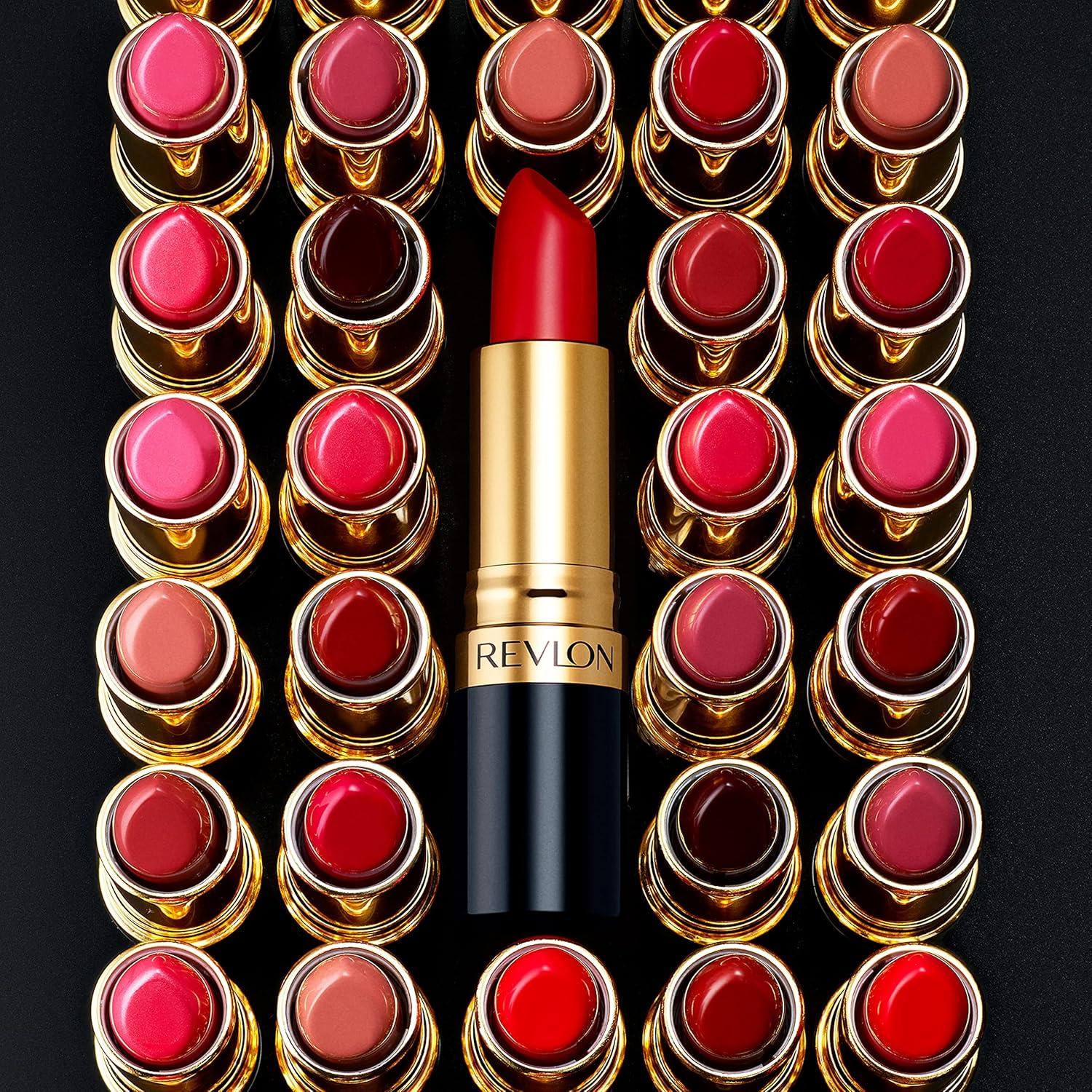 image:imageREVLON Super Lustrous Lipstick Creamy Formula For Soft FullerLooking Lips Moisturized Feel Iced Amethyst 625 015 oz654 Ravish Me Red