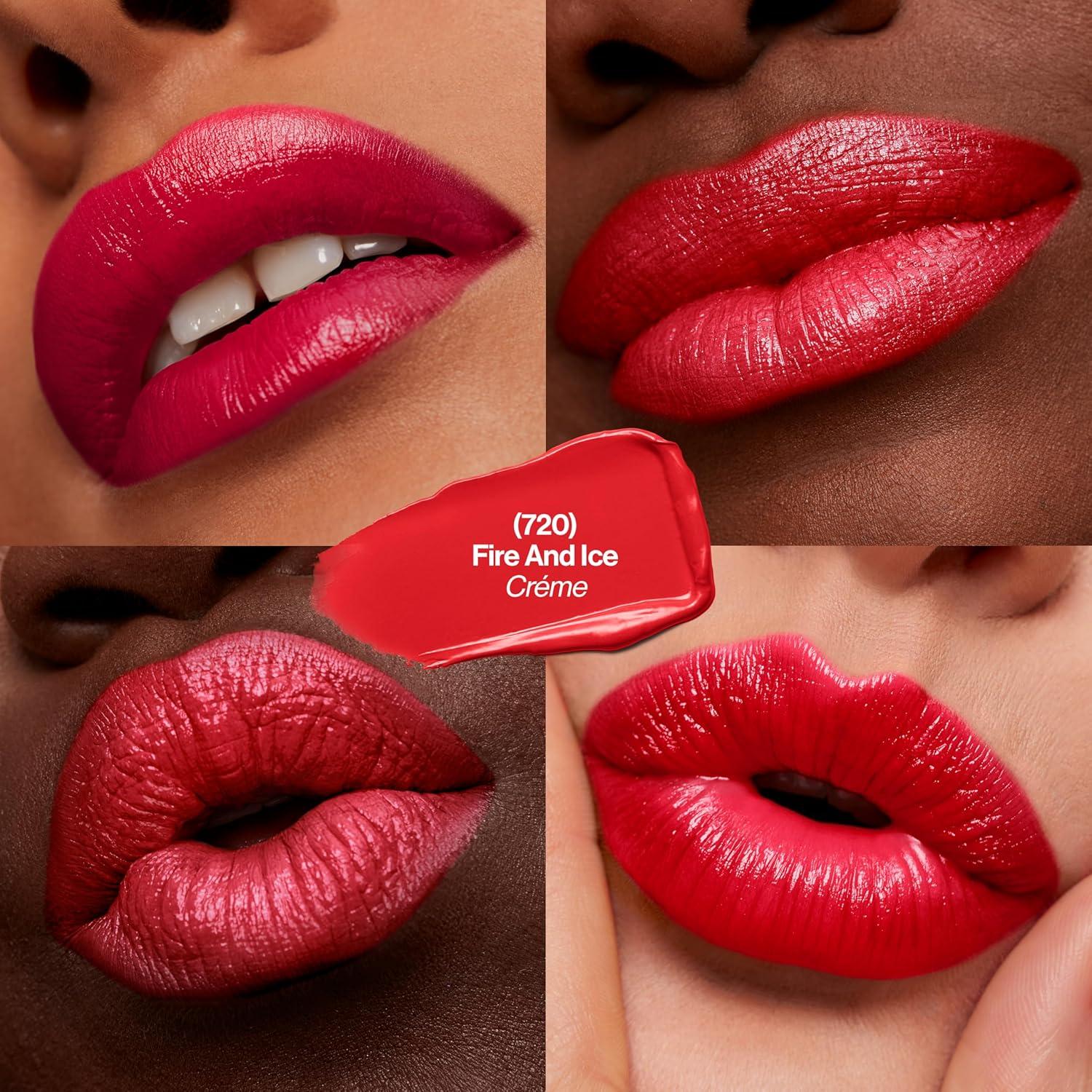 image:imageREVLON Super Lustrous Lipstick Creamy Formula For Soft FullerLooking Lips Moisturized Feel Iced Amethyst 625 015 oz720 Fire Ice