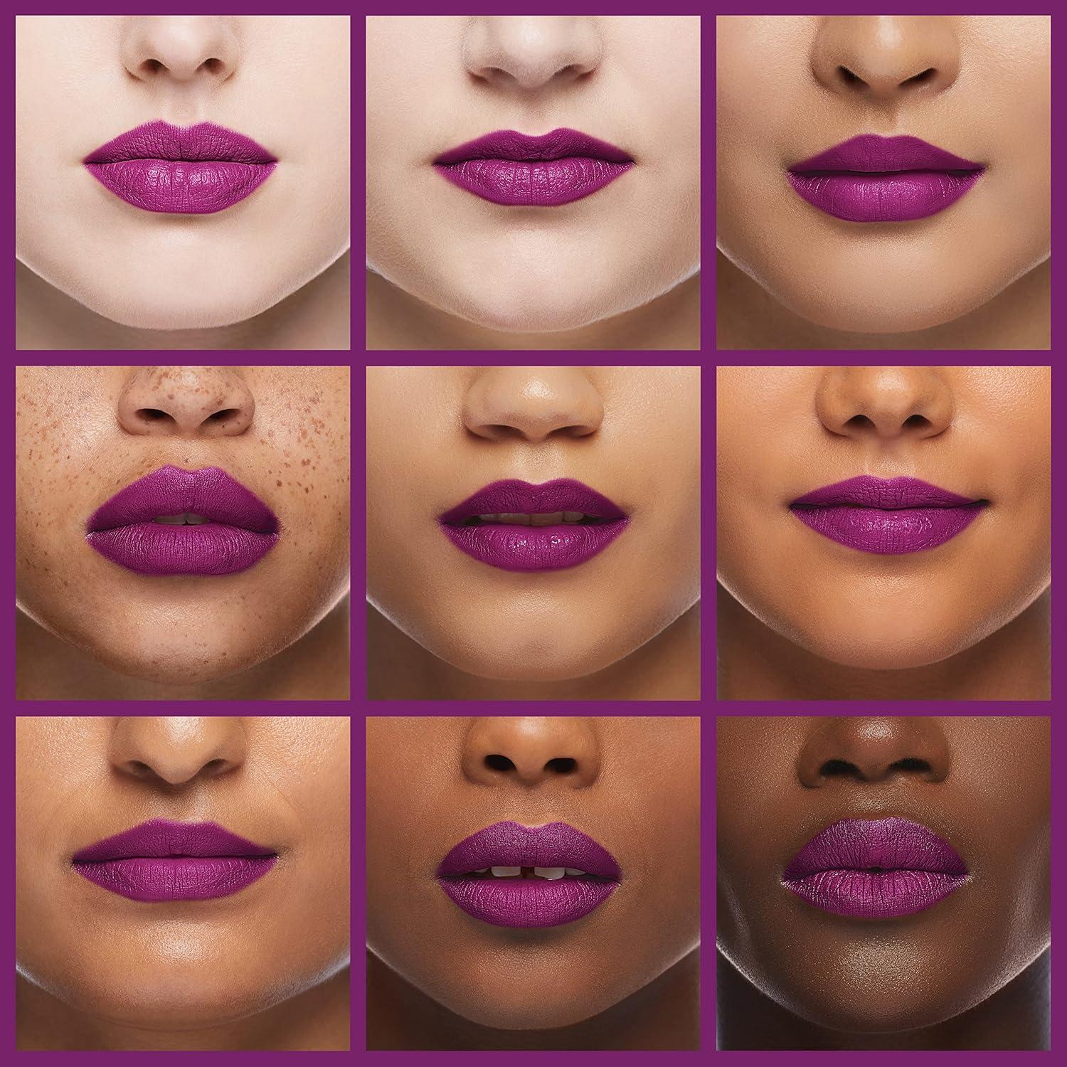 image:imageREVLON Super Lustrous Lipstick Creamy Formula For Soft FullerLooking Lips Moisturized Feel Iced Amethyst 625 015 oz720 Fire Ice