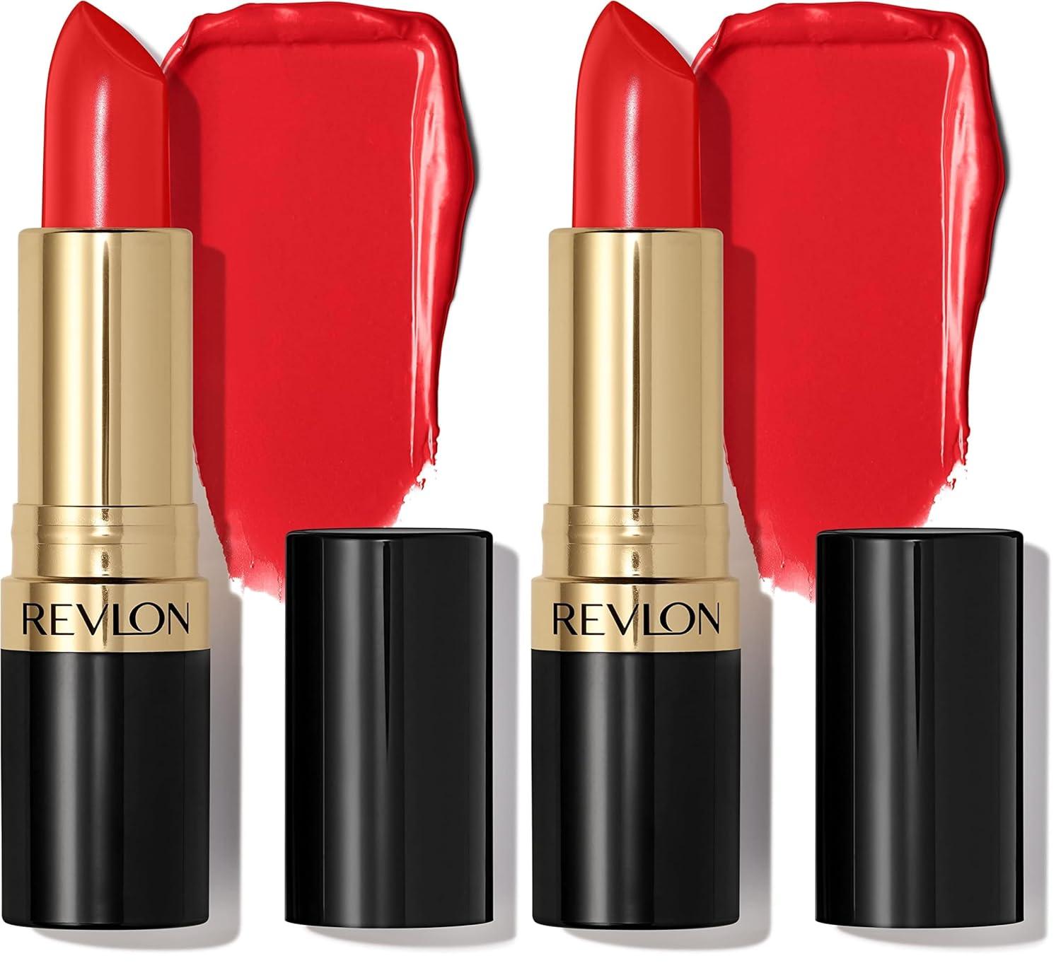 image:imageREVLON Super Lustrous Lipstick Creamy Formula For Soft FullerLooking Lips Moisturized Feel Iced Amethyst 625 015 oz720 Fire Ice