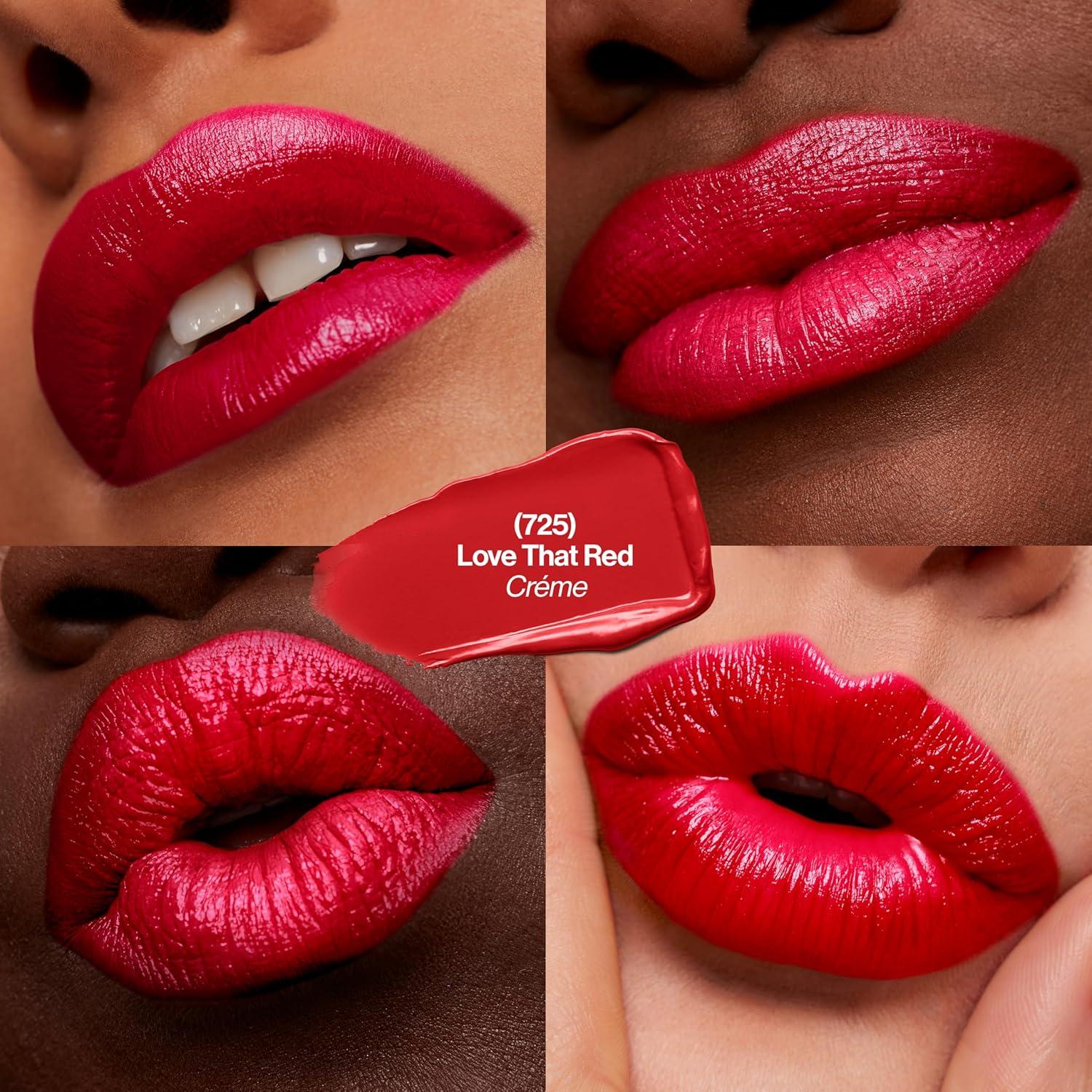 image:imageREVLON Super Lustrous Lipstick Creamy Formula For Soft FullerLooking Lips Moisturized Feel Iced Amethyst 625 015 oz725 Love That Red