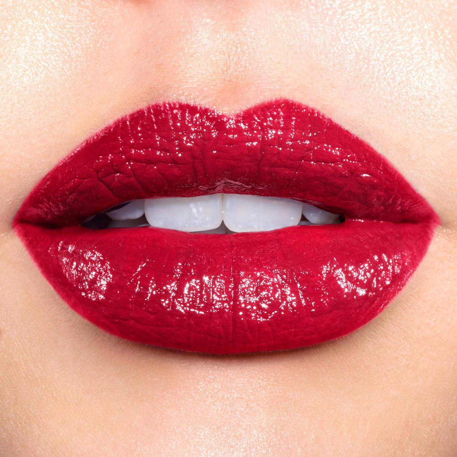 image:imageREVLON Super Lustrous Lipstick Creamy Formula For Soft FullerLooking Lips Moisturized Feel Iced Amethyst 625 015 oz730 Revlon Red
